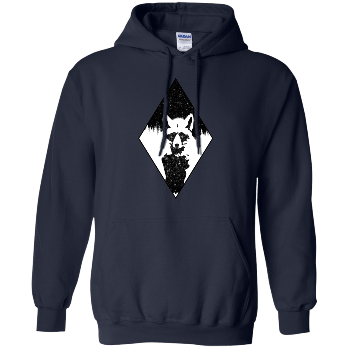 Sweatshirts Navy / S Starry Raccoon Pullover Hoodie