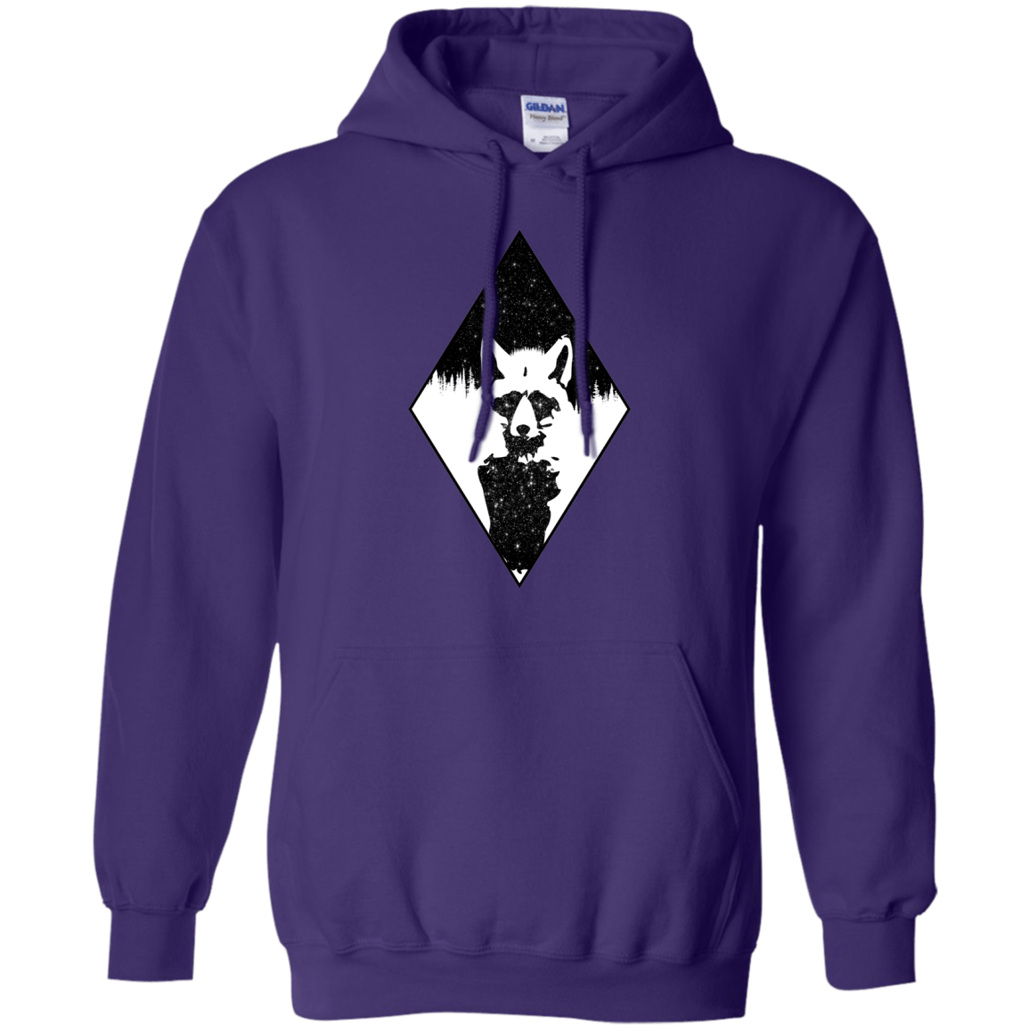 Sweatshirts Purple / S Starry Raccoon Pullover Hoodie