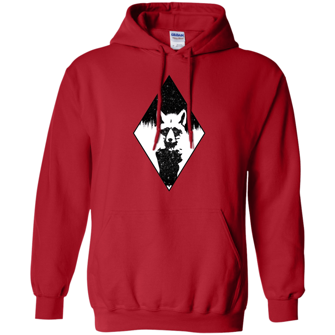 Sweatshirts Red / S Starry Raccoon Pullover Hoodie