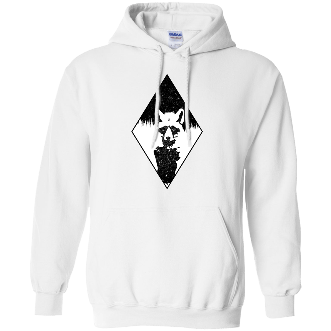Sweatshirts White / S Starry Raccoon Pullover Hoodie