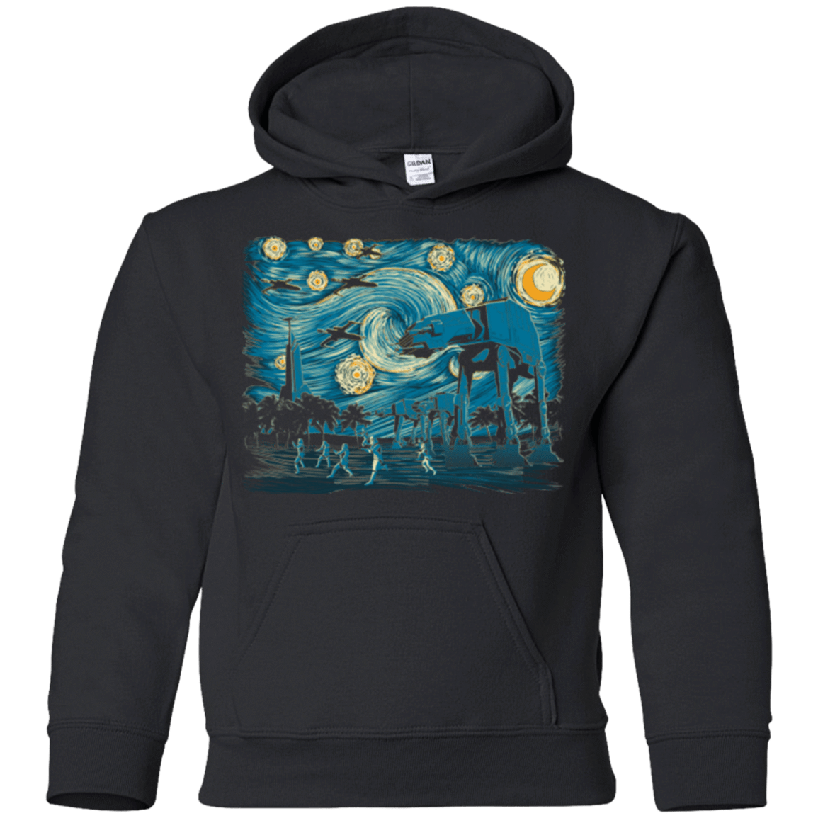 Sweatshirts Black / YS Starry Scarif Youth Hoodie