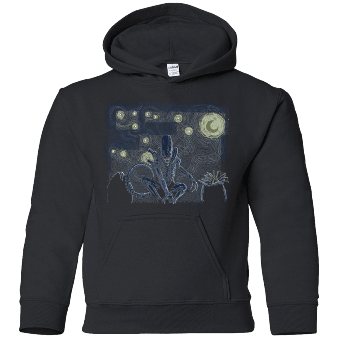 Sweatshirts Black / YS Starry Xenomorph Youth Hoodie