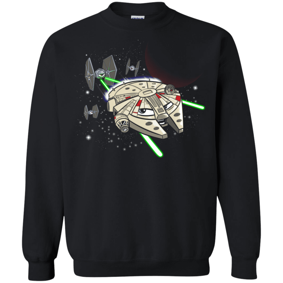 Sweatshirts Black / Small Stars Crewneck Sweatshirt