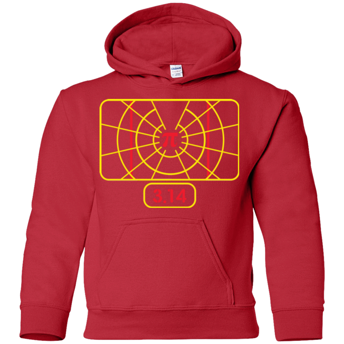 Sweatshirts Red / YS Stay on Pi Youth Hoodie