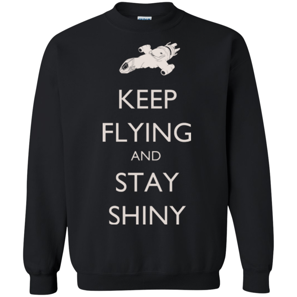 Sweatshirts Black / Small Stay Shiny Crewneck Sweatshirt