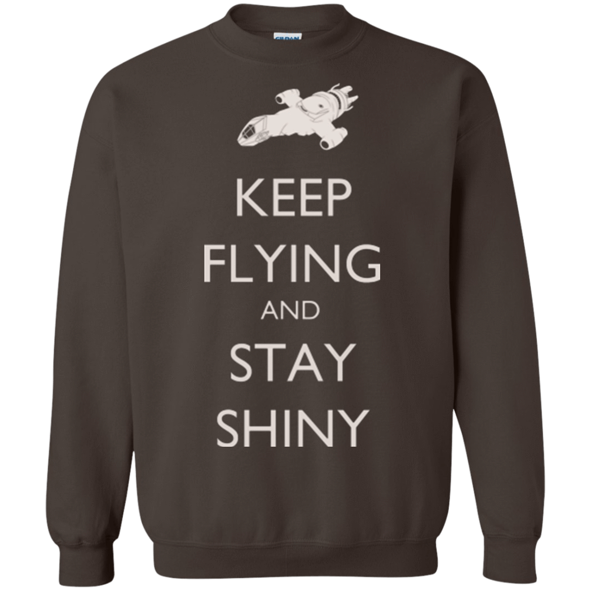 Sweatshirts Dark Chocolate / Small Stay Shiny Crewneck Sweatshirt