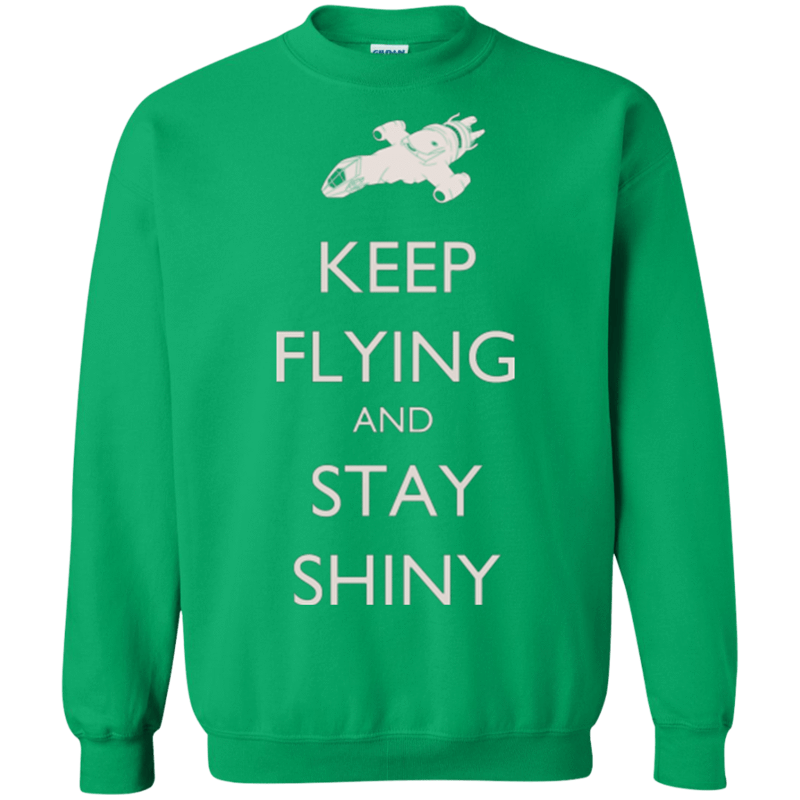 Sweatshirts Irish Green / Small Stay Shiny Crewneck Sweatshirt