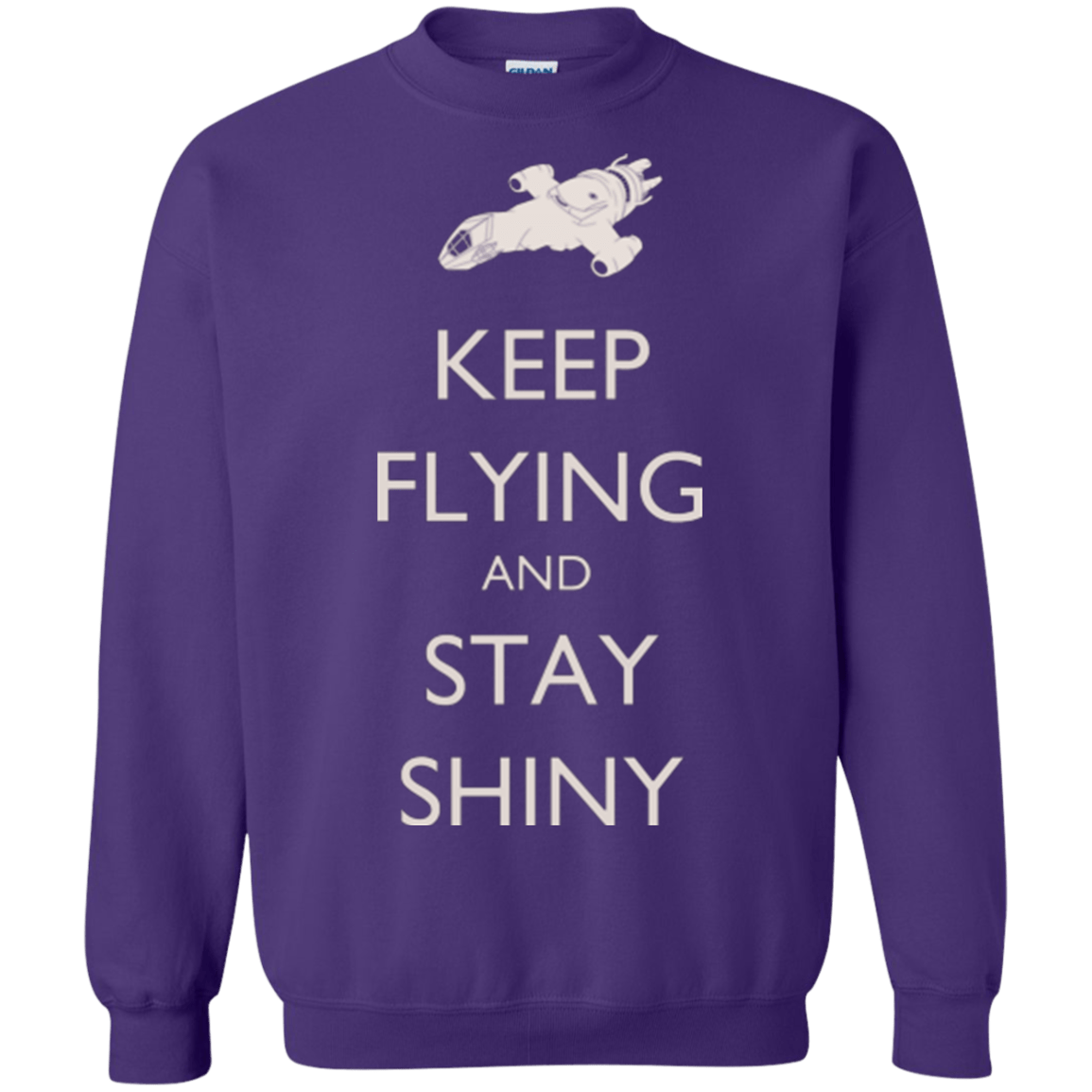 Sweatshirts Purple / Small Stay Shiny Crewneck Sweatshirt