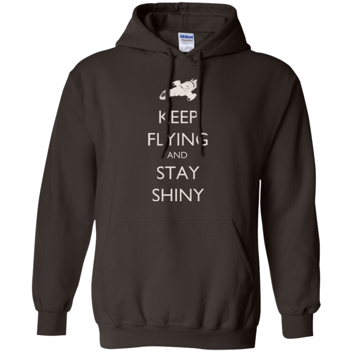 Sweatshirts Dark Chocolate / Small Stay Shiny Pullover Hoodie
