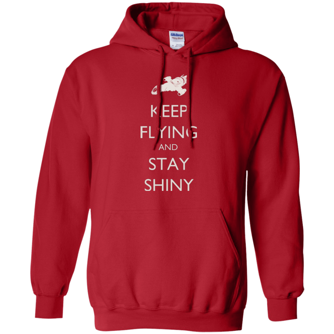 Sweatshirts Red / Small Stay Shiny Pullover Hoodie