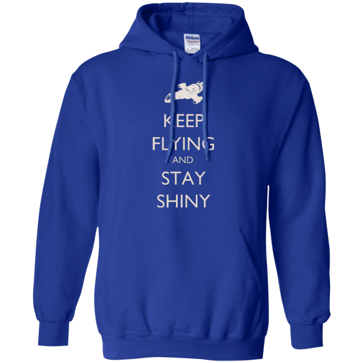 Sweatshirts Royal / Small Stay Shiny Pullover Hoodie