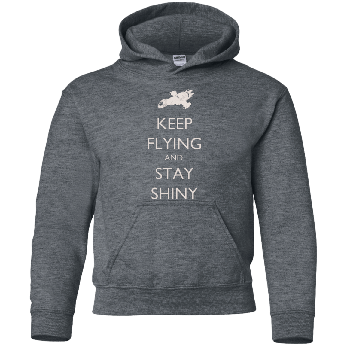 Sweatshirts Dark Heather / YS Stay Shiny Youth Hoodie