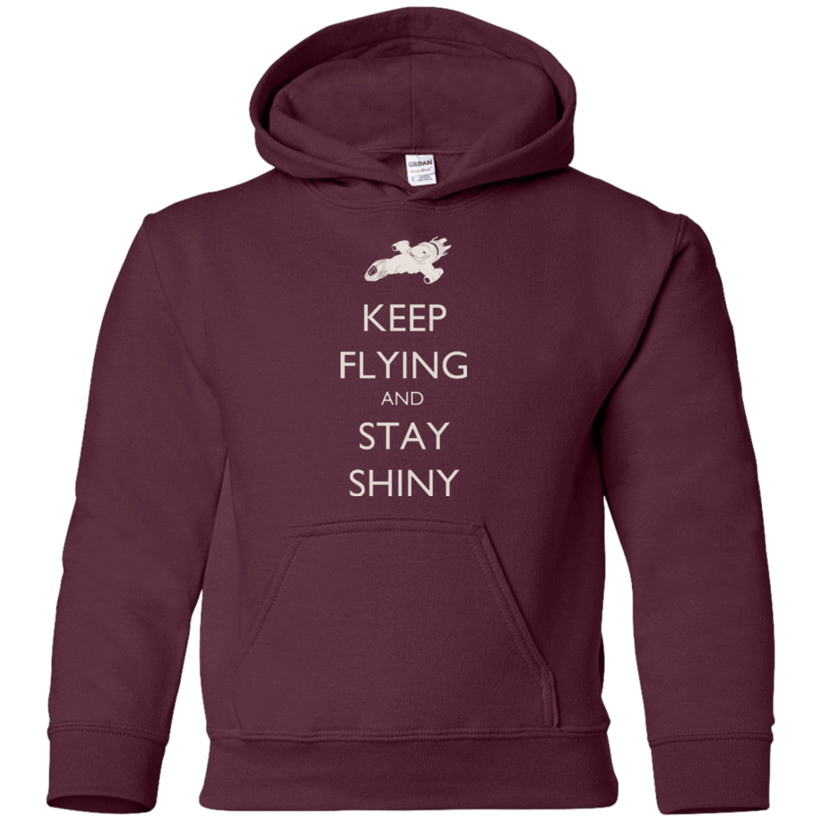 Sweatshirts Maroon / YS Stay Shiny Youth Hoodie