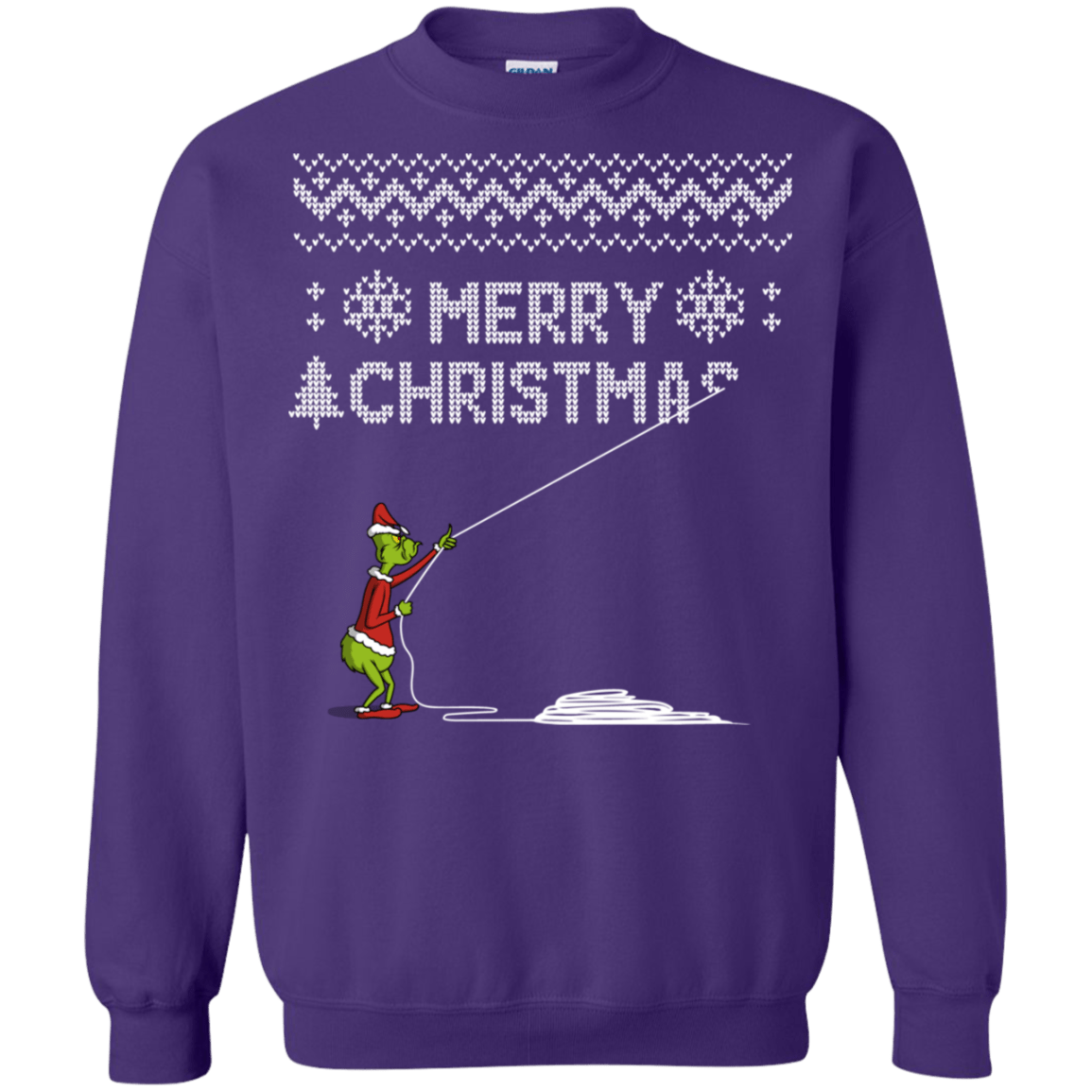 Sweatshirts Purple / S Stealing Christmas 1.0 Crewneck Sweatshirt