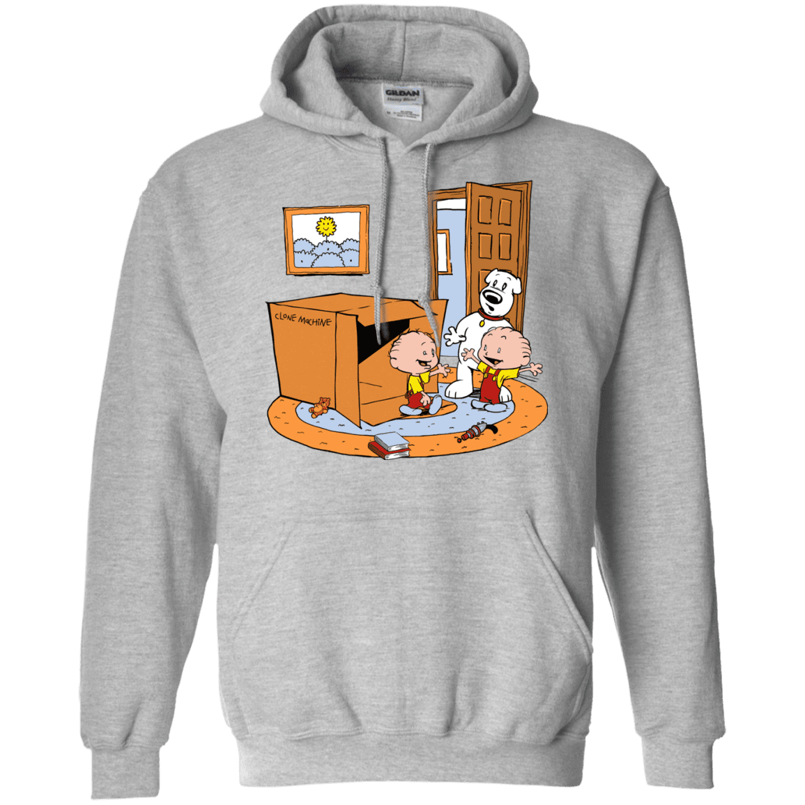 Sweatshirts Sport Grey / S Stewie and Brian Pullover Hoodie