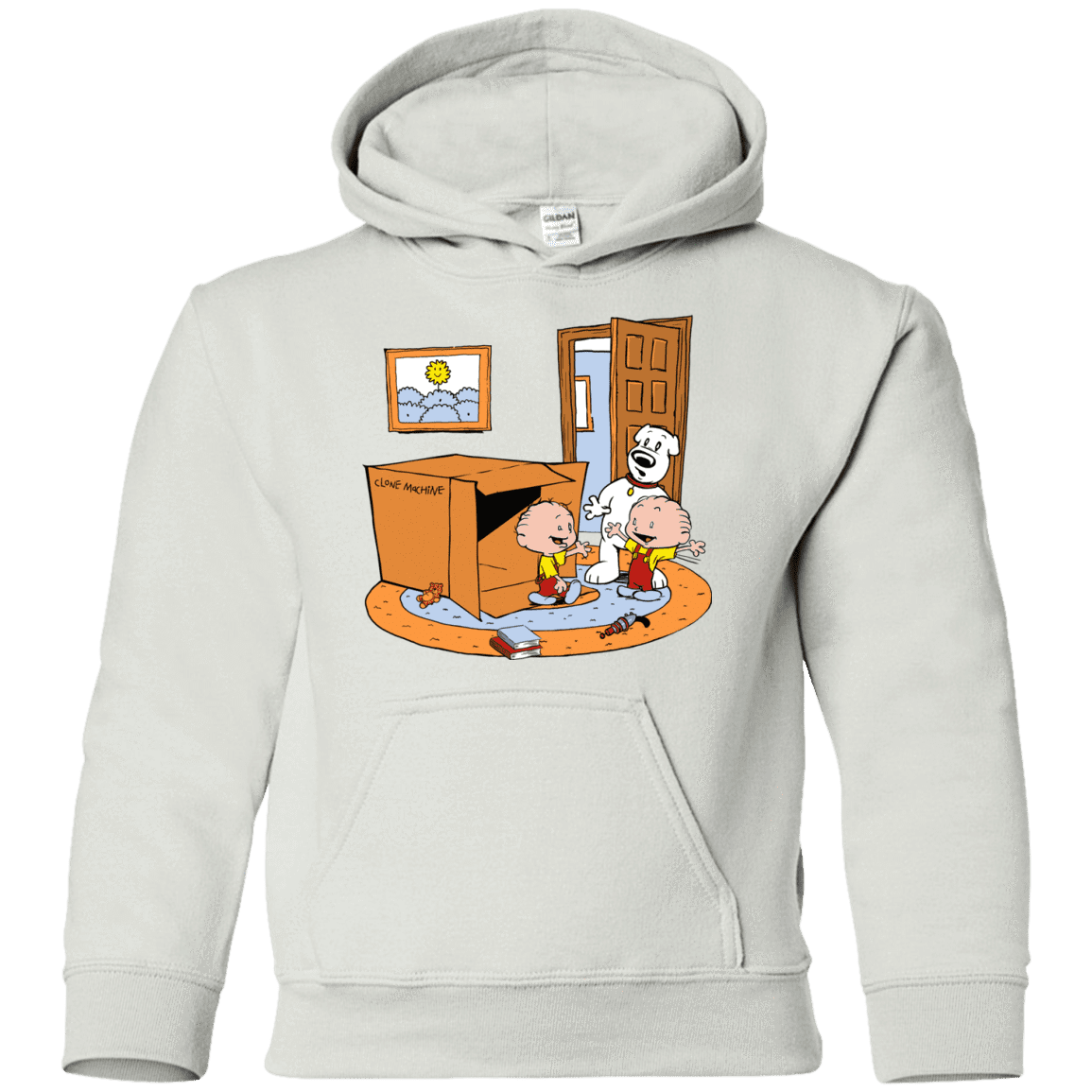 Sweatshirts White / YS Stewie and Brian Youth Hoodie