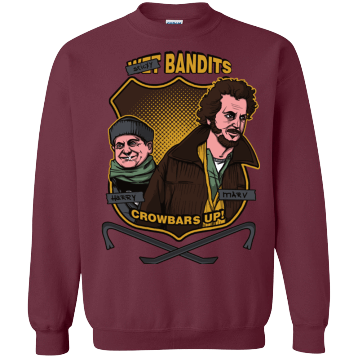 Sweatshirts Maroon / Small Sticky Bandits Crewneck Sweatshirt