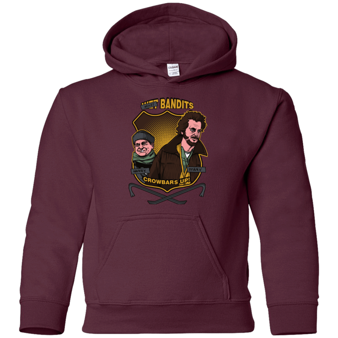 Sweatshirts Maroon / YS Sticky Bandits Youth Hoodie