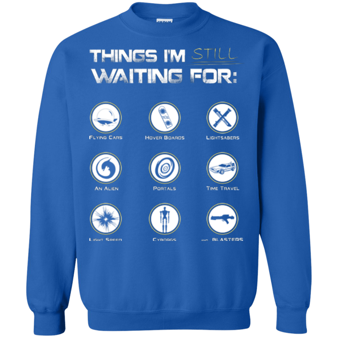 Sweatshirts Royal / Small Still Waiting Crewneck Sweatshirt