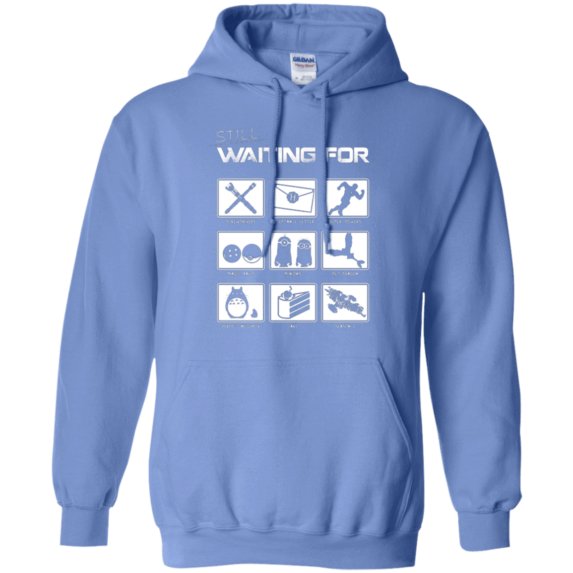 Sweatshirts Carolina Blue / Small Still Waiting Part 2 Pullover Hoodie