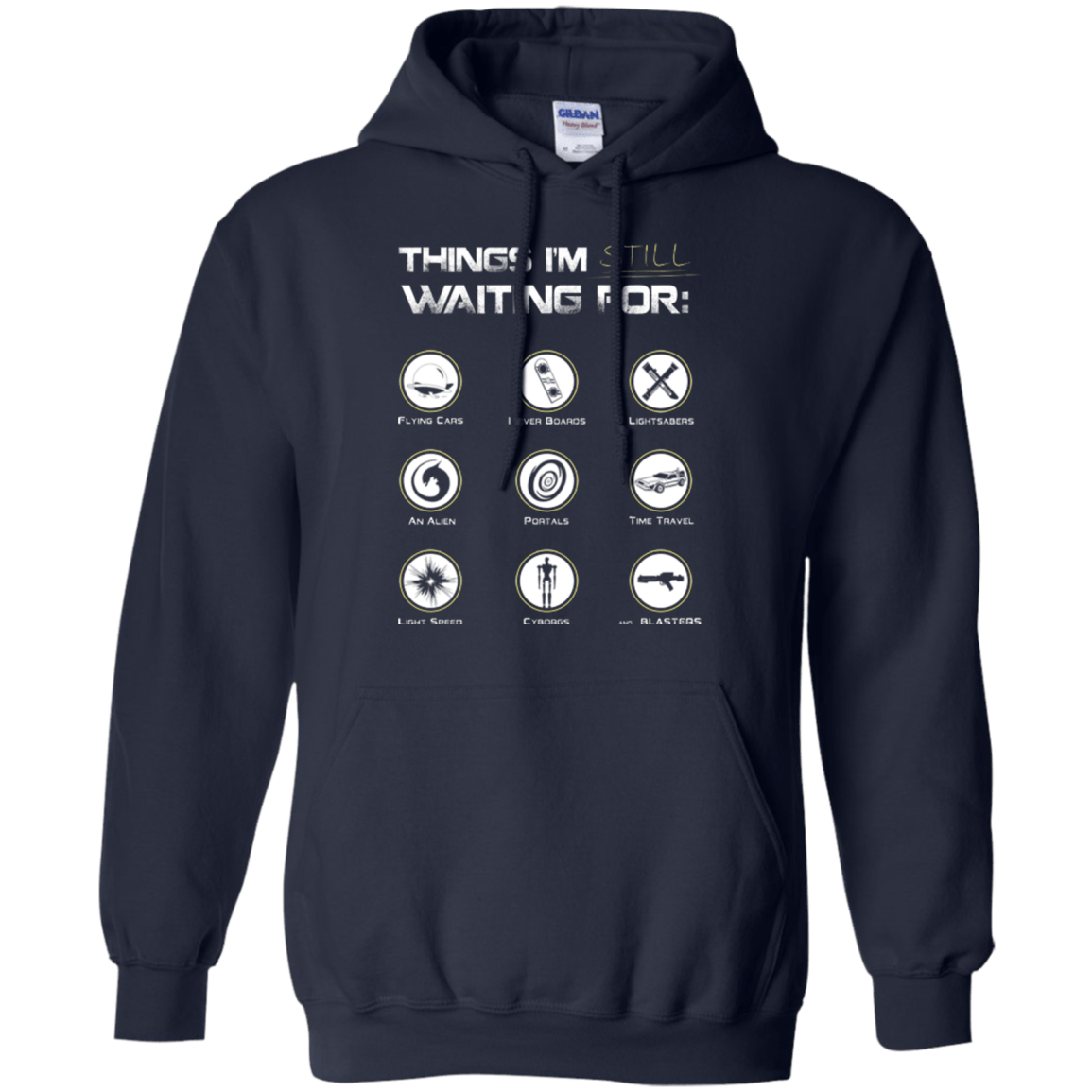 Sweatshirts Navy / Small Still Waiting Pullover Hoodie