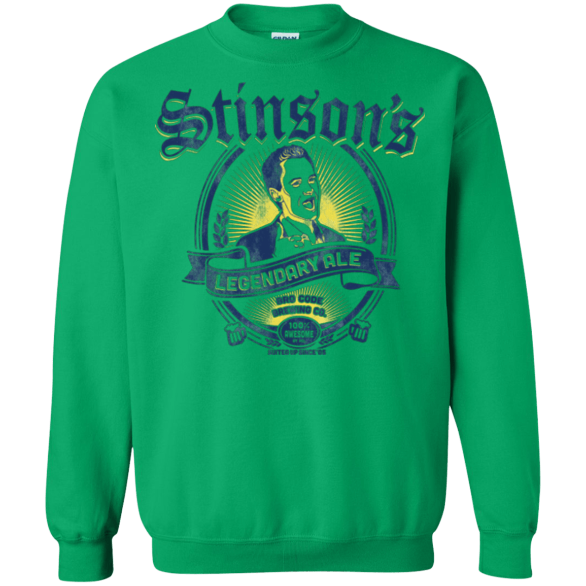 Sweatshirts Irish Green / Small Stinsons Legendary Ale Crewneck Sweatshirt