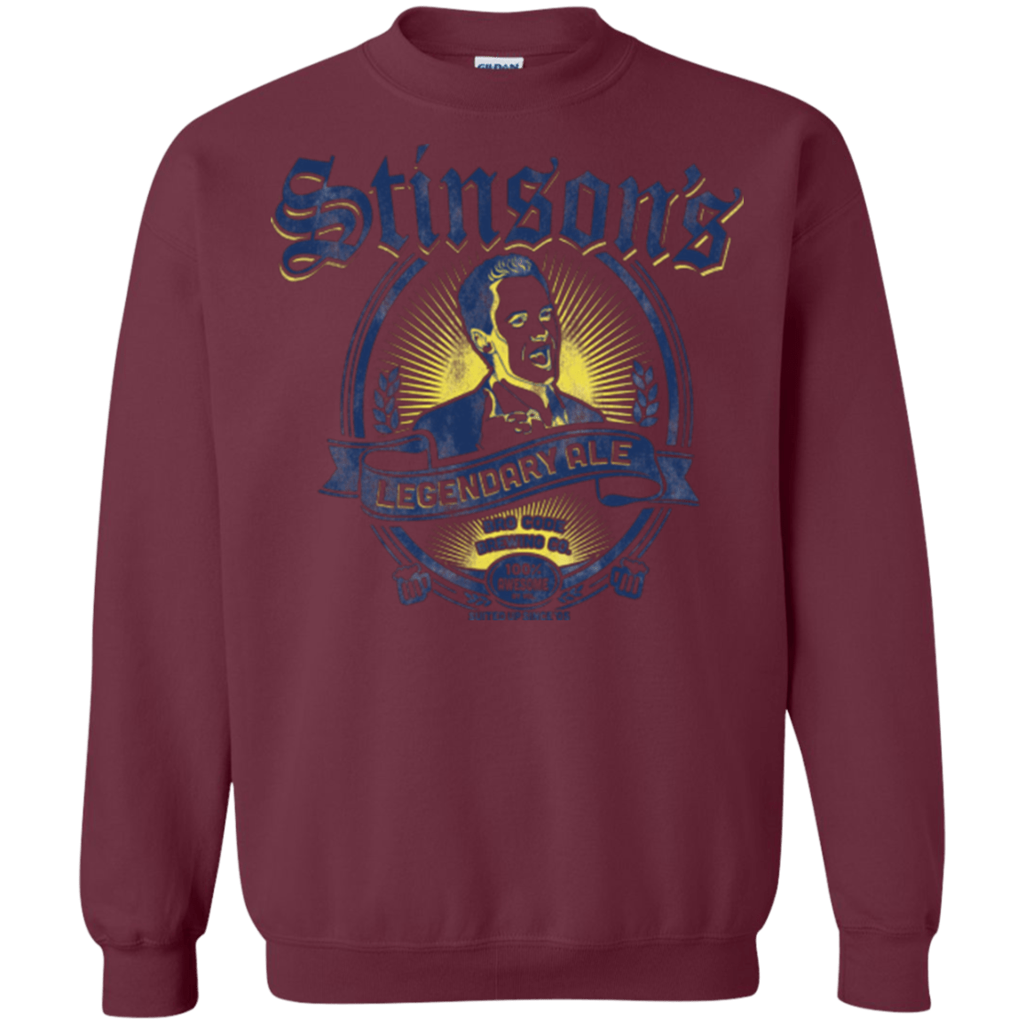 Sweatshirts Maroon / Small Stinsons Legendary Ale Crewneck Sweatshirt
