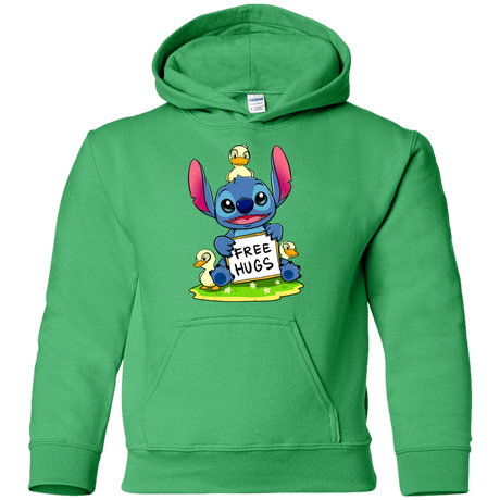 Sweatshirts Irish Green / YS Stitch Hug Youth Hoodie