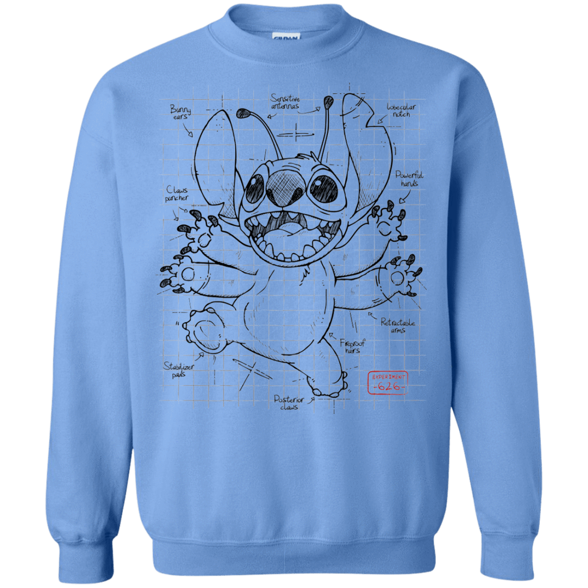Sweatshirts Carolina Blue / S Stitch Plan Crewneck Sweatshirt