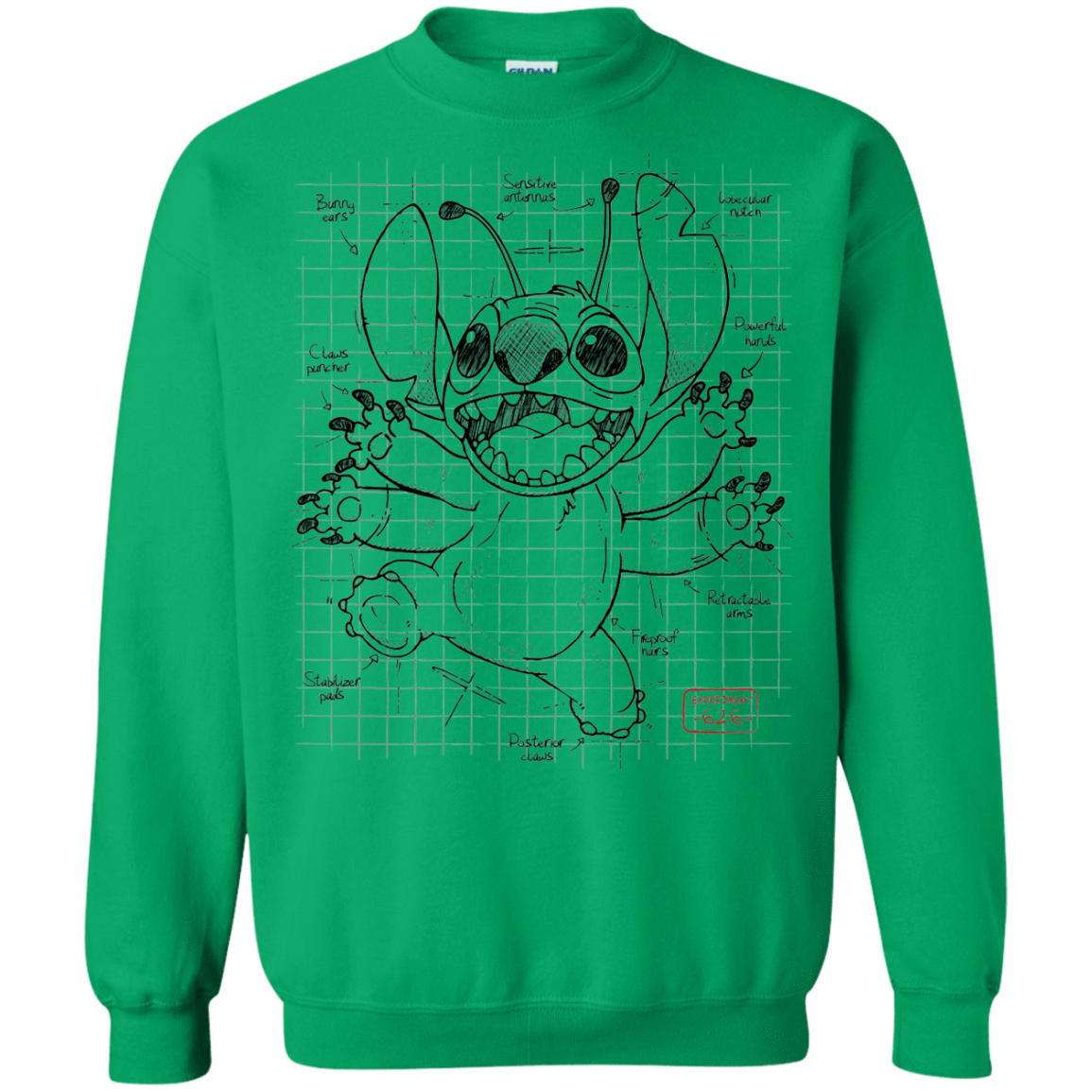 Sweatshirts Irish Green / S Stitch Plan Crewneck Sweatshirt