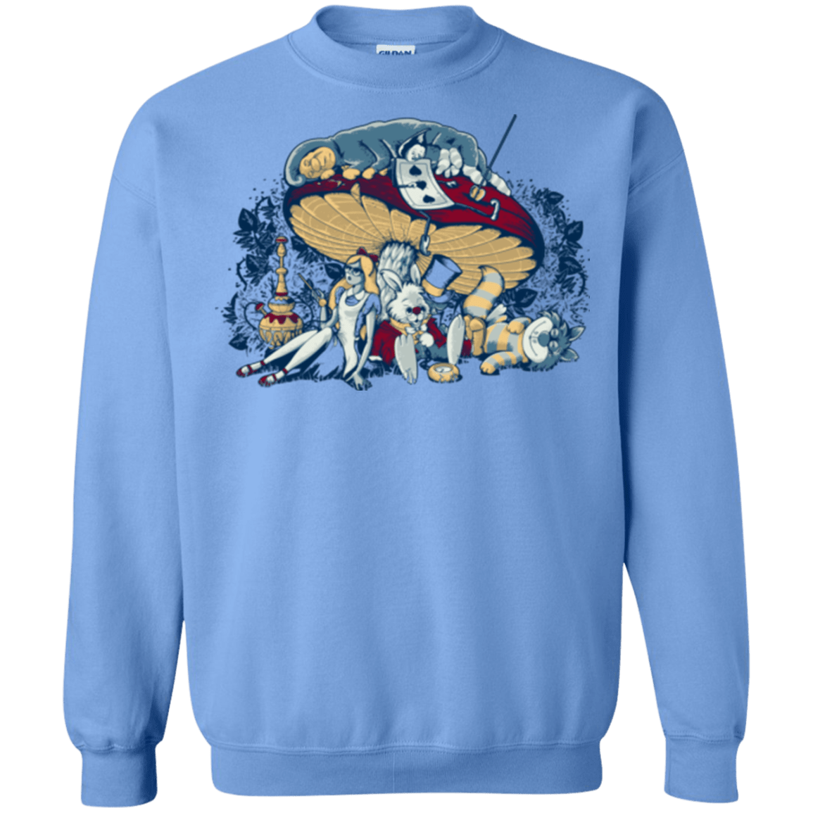 Sweatshirts Carolina Blue / Small STONED IN WONDERLAND Crewneck Sweatshirt
