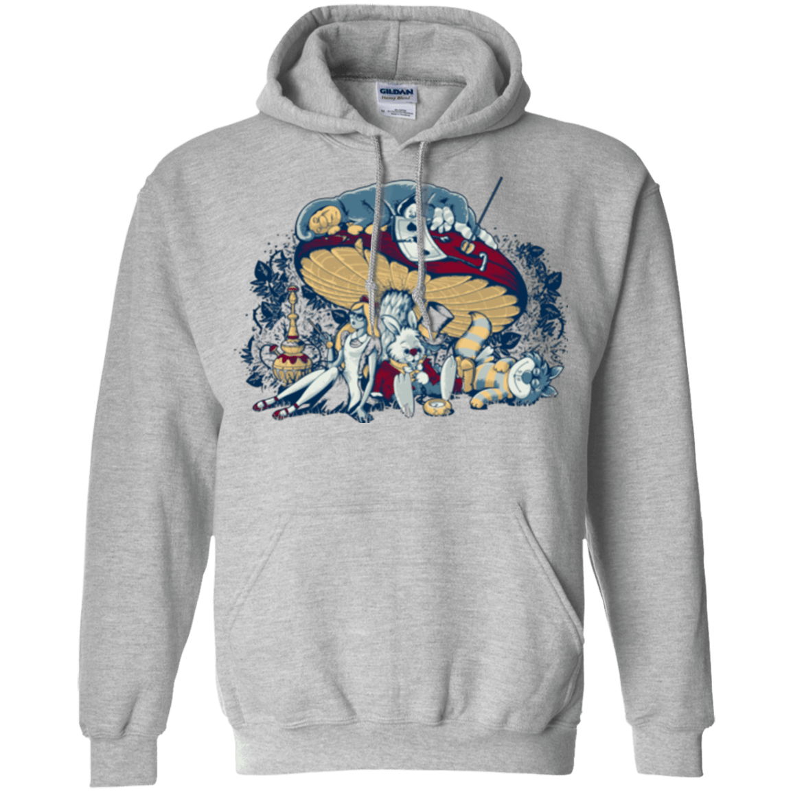 Sweatshirts Sport Grey / Small STONED IN WONDERLAND Pullover Hoodie