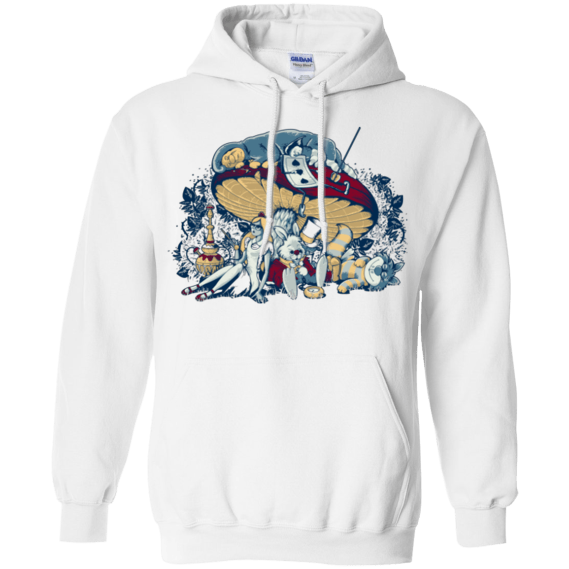 Sweatshirts White / Small STONED IN WONDERLAND Pullover Hoodie