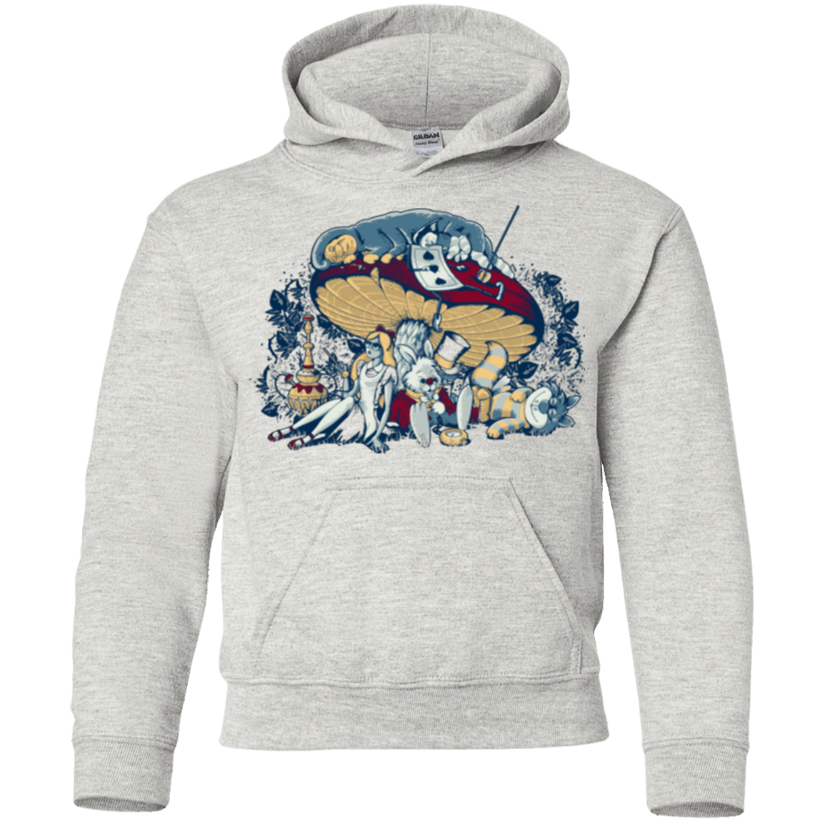 Sweatshirts Ash / YS STONED IN WONDERLAND Youth Hoodie