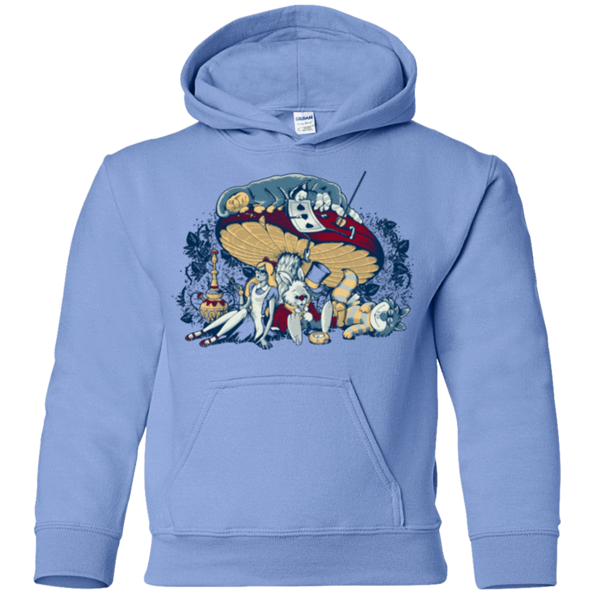 Sweatshirts Carolina Blue / YS STONED IN WONDERLAND Youth Hoodie