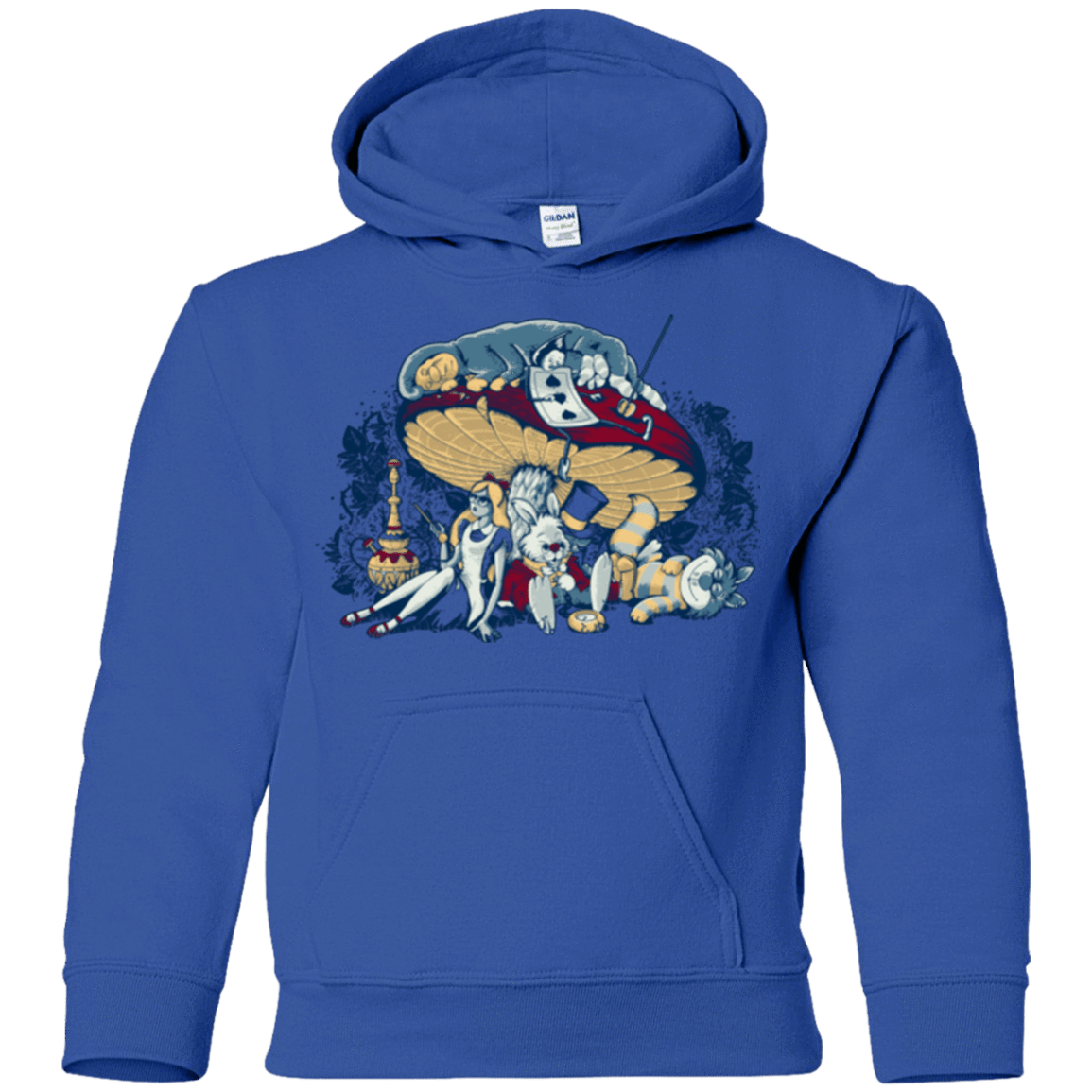 Sweatshirts Royal / YS STONED IN WONDERLAND Youth Hoodie