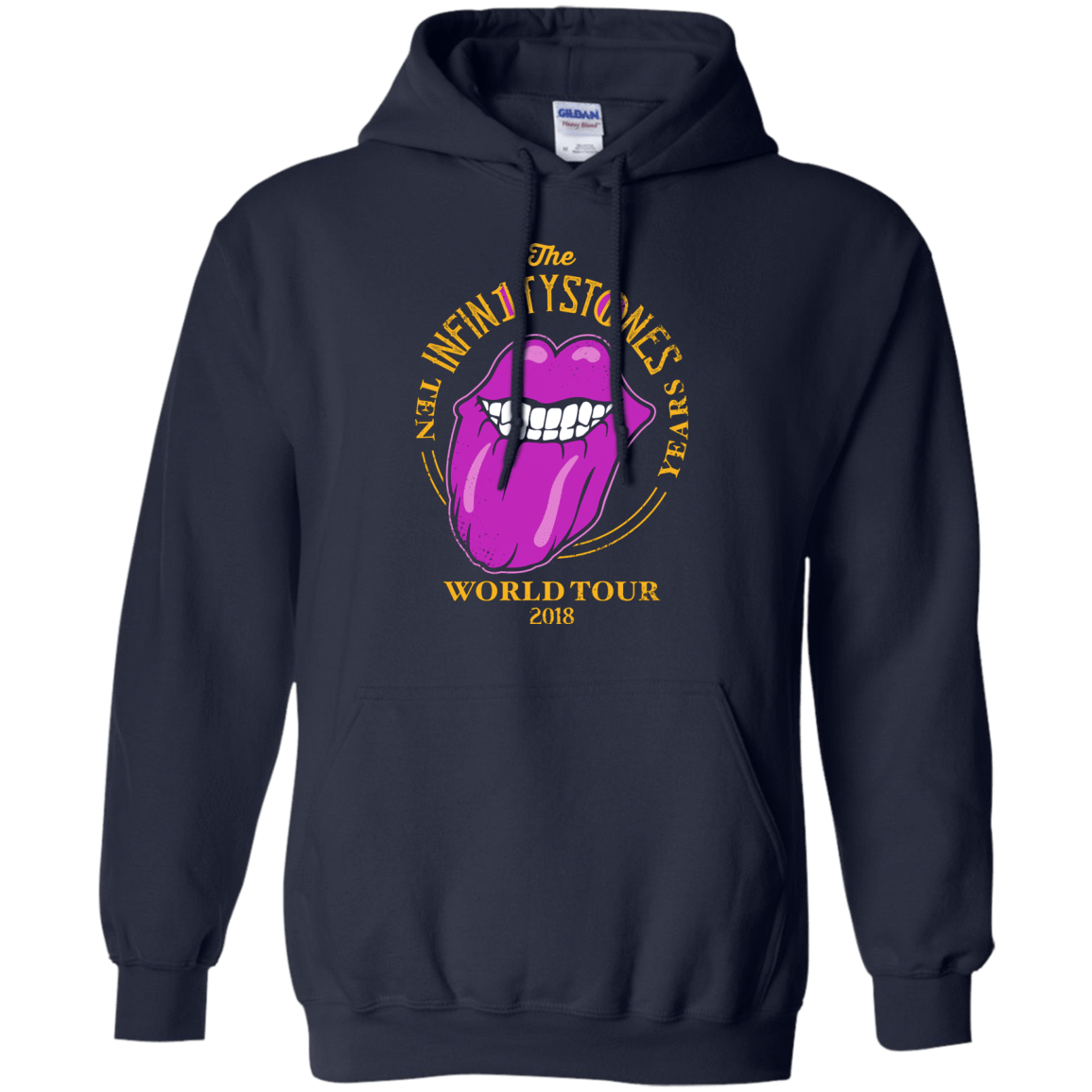 Sweatshirts Navy / S Stones World Tour Pullover Hoodie