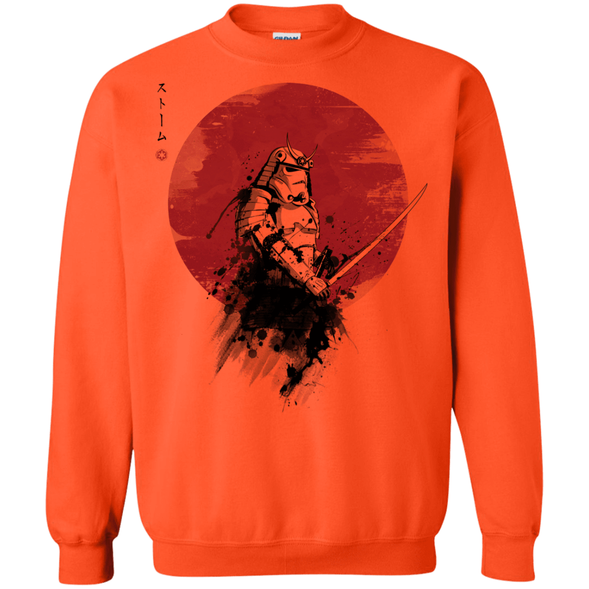 Sweatshirts Orange / Small Storm Samurai Crewneck Sweatshirt