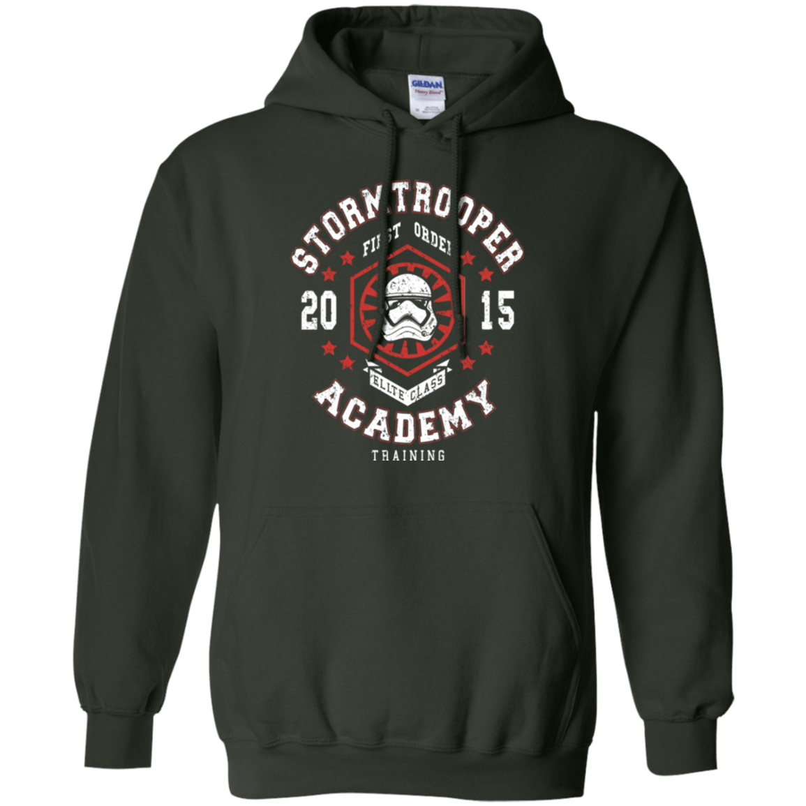 Sweatshirts Forest Green / Small Stormtrooper Academy 15 Pullover Hoodie