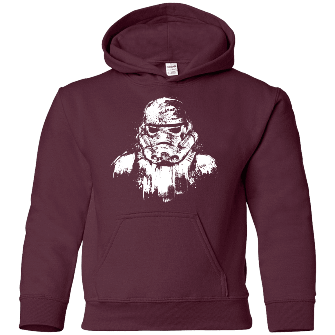 Sweatshirts Maroon / YS STORMTROOPER ARMOR Youth Hoodie