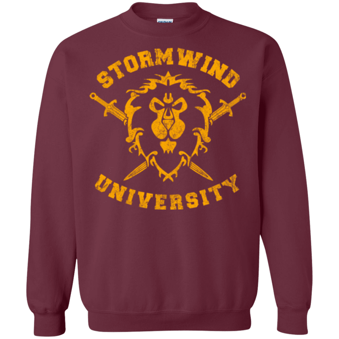 Sweatshirts Maroon / Small Stormwind University Crewneck Sweatshirt
