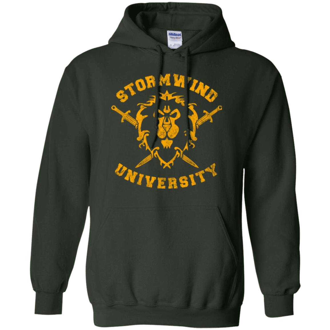 Sweatshirts Forest Green / Small Stormwind University Pullover Hoodie
