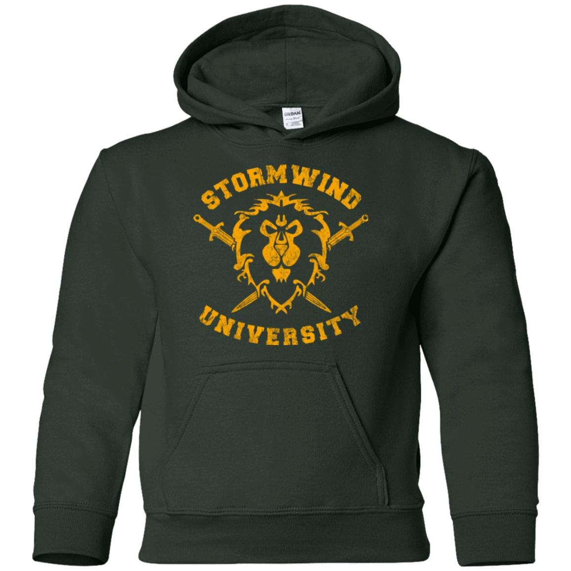 Sweatshirts Forest Green / YS Stormwind University Youth Hoodie