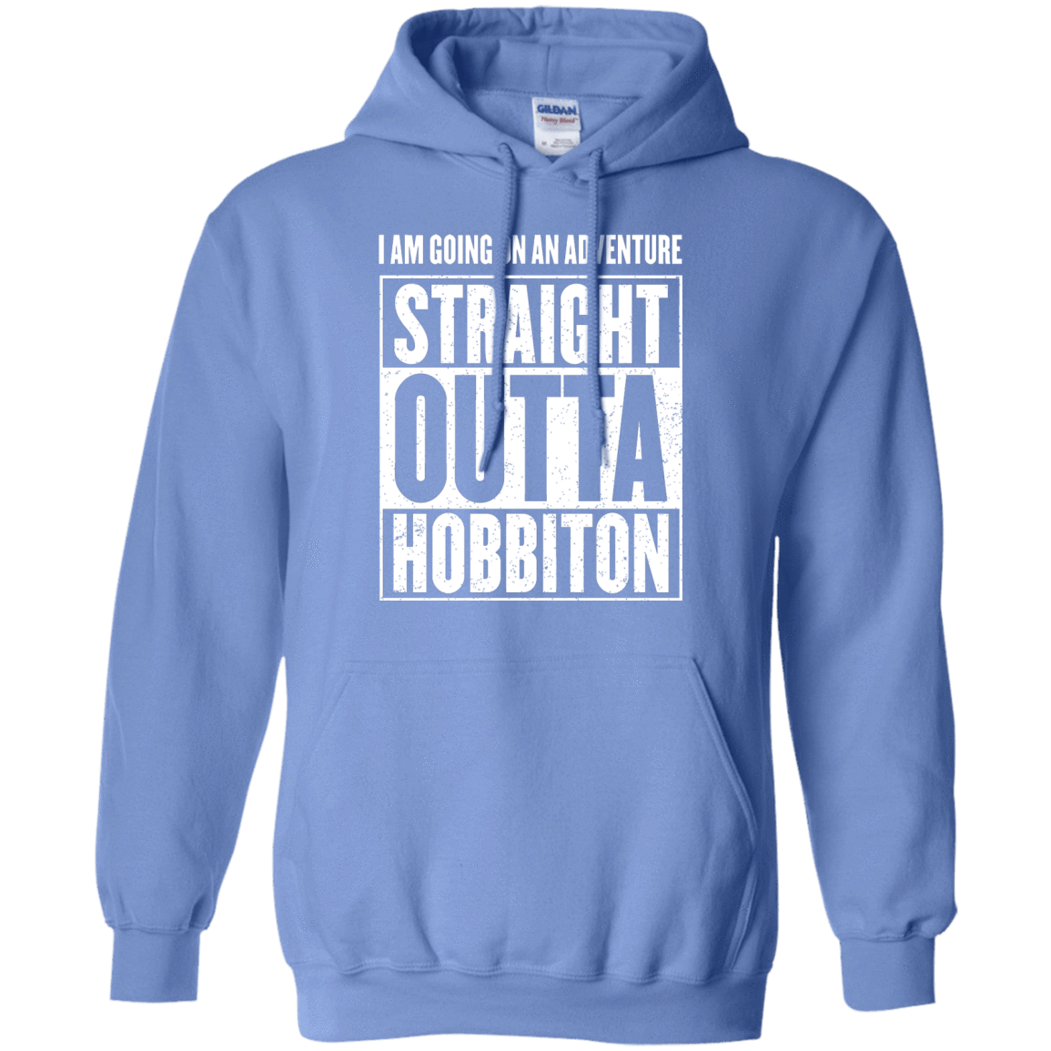 Sweatshirts Carolina Blue / S Straight Outta Hobbiton Pullover Hoodie
