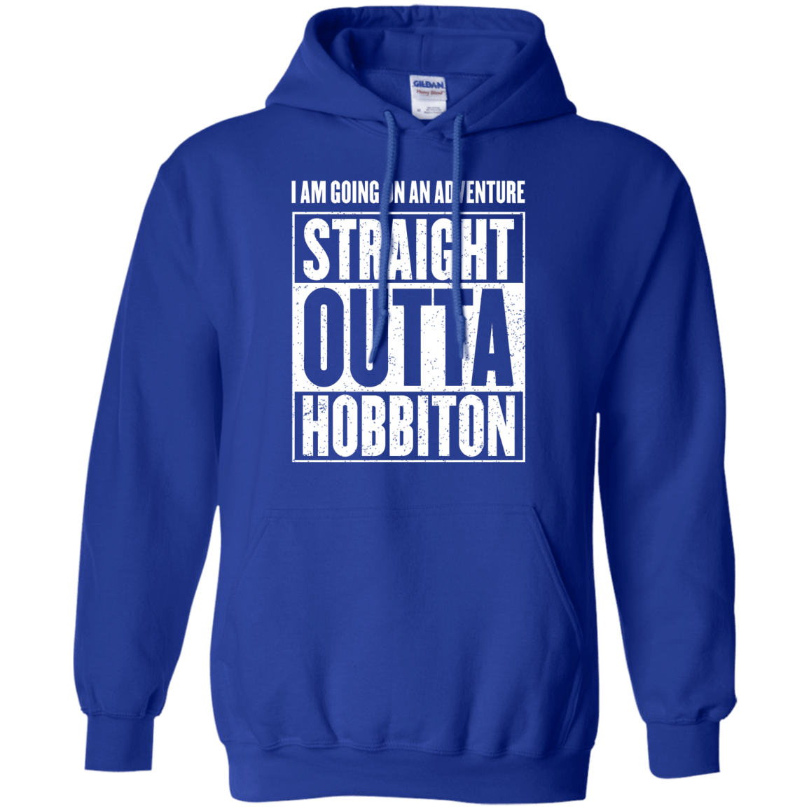 Sweatshirts Royal / S Straight Outta Hobbiton Pullover Hoodie