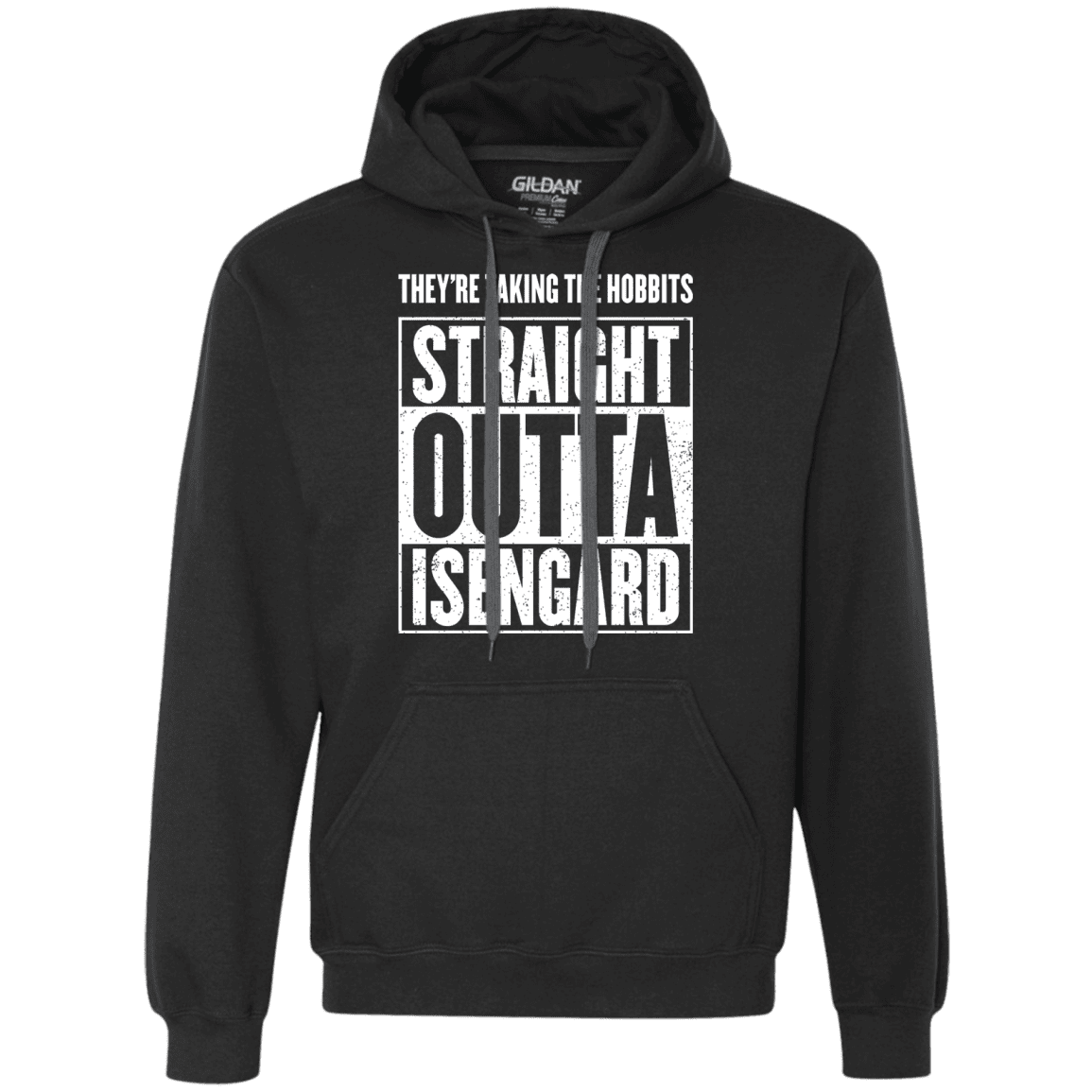 Sweatshirts Black / S Straight Outta Isengard Premium Fleece Hoodie