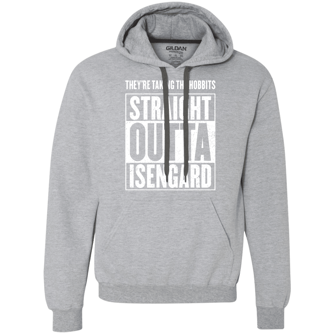 Sweatshirts Sport Grey / S Straight Outta Isengard Premium Fleece Hoodie