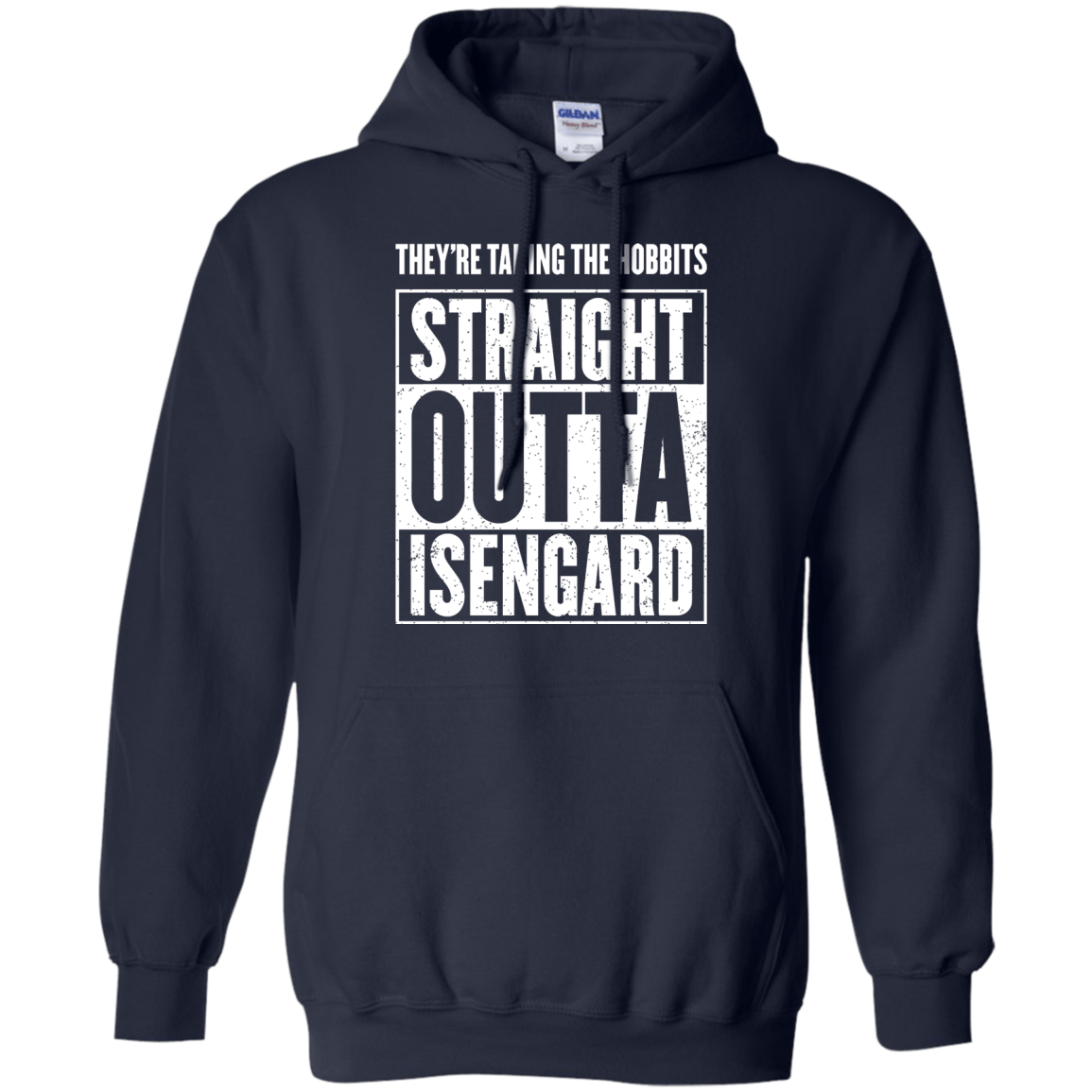 Sweatshirts Navy / S Straight Outta Isengard Pullover Hoodie