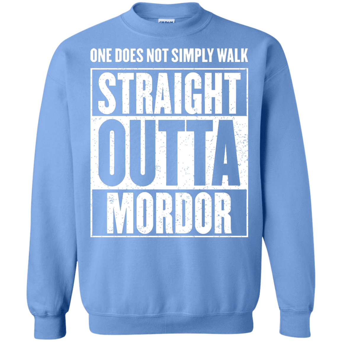 Sweatshirts Carolina Blue / S Straight Outta Mordor Crewneck Sweatshirt