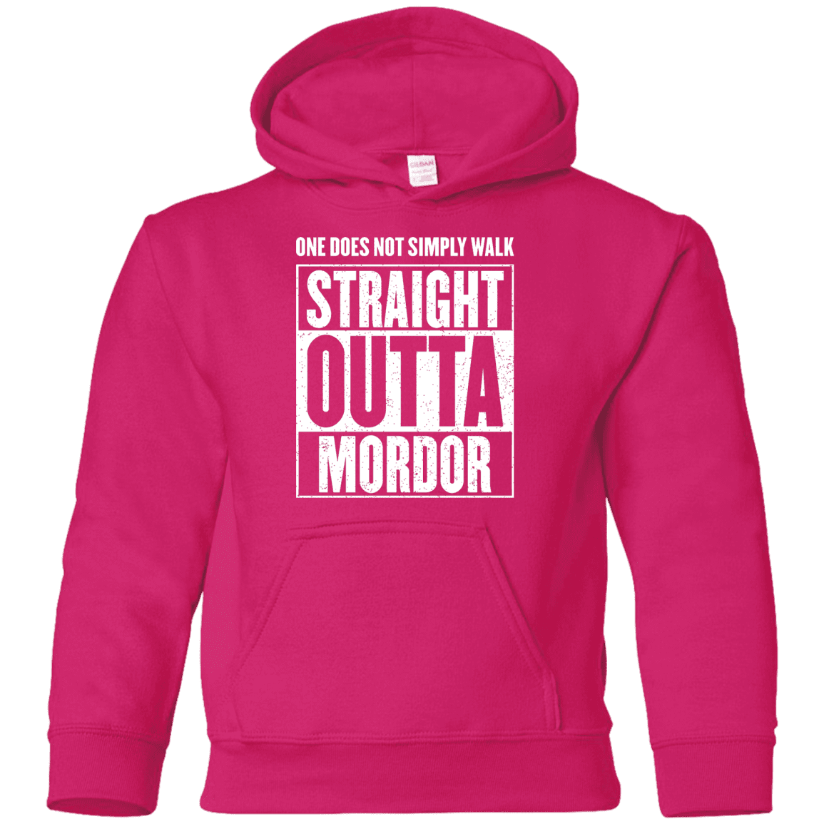 Sweatshirts Heliconia / YS Straight Outta Mordor Youth Hoodie